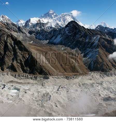 View Of Everest From Gokyo Ri