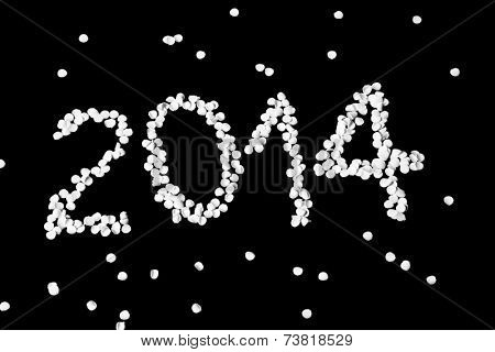 2014made of papers from paper puncher.