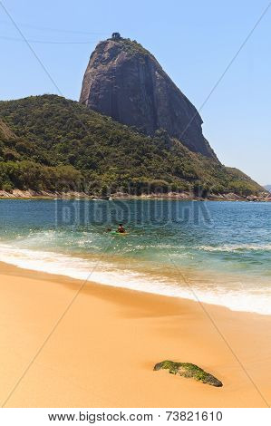 Mountain Sugarloaf Red Beach (praia Vermelha), Rio De Janeiro, Brazil