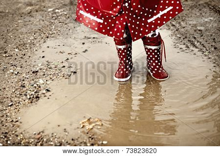 Detail Of Rainboots