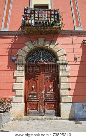Historical palace. Brienza. Basilicata. Italy.