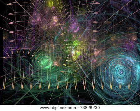 Nebular clouds in furthest universe