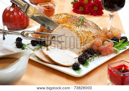 Roasted Turkey Breast - Rosemary-basil Rub