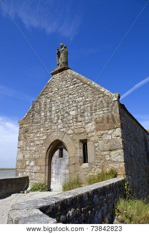 Saint Aubert Chapel, in Mont Saint Michel, France