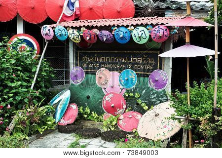 Colorful Handmade Umbrella For Sale