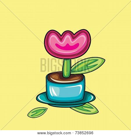 Pink flower