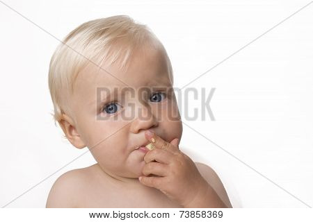 Eating child