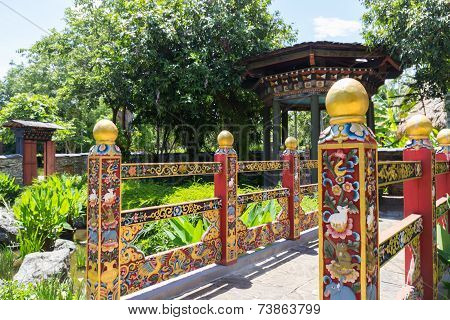 The Carving Art Of Bhutan Bridge