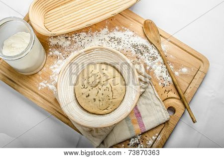 Making Bread Home In A Basket - Scuttle