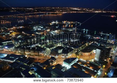 Night city scape