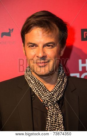 MOSCOW - OCTOBER, 4:  Francois Ozon. Premiere of the movie New Girlfriend, October, 4, 2014 at Gogol Center in Moscow, Russia