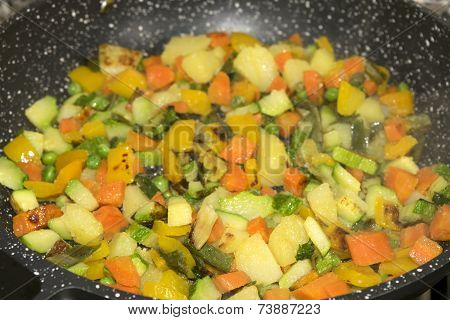 Vegetables In Pan