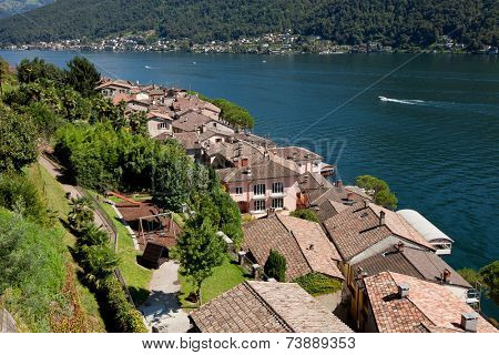 Morcote, panorama view