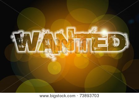 Wanted Concept
