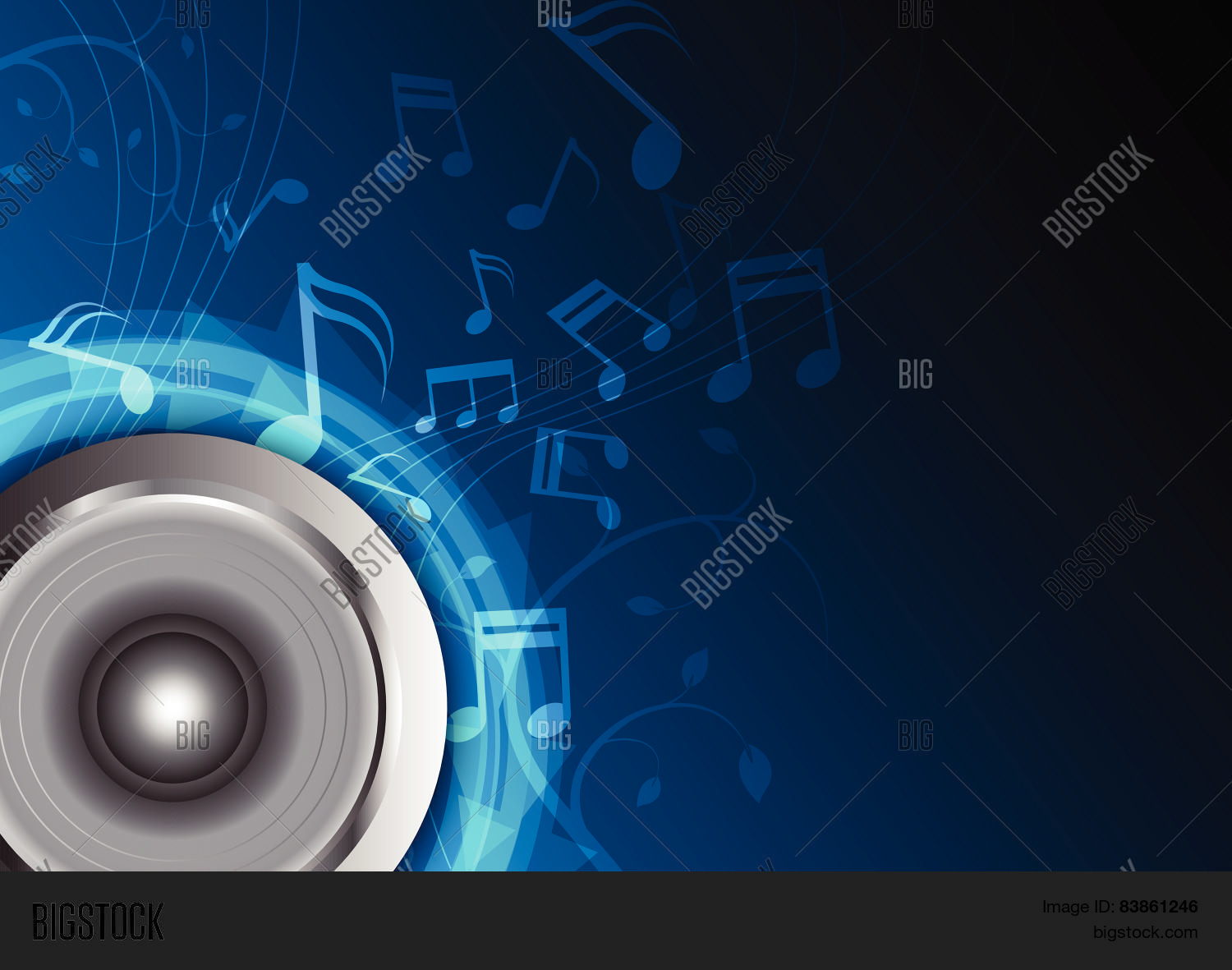 blue music background vector photo free trial bigstock blue music background