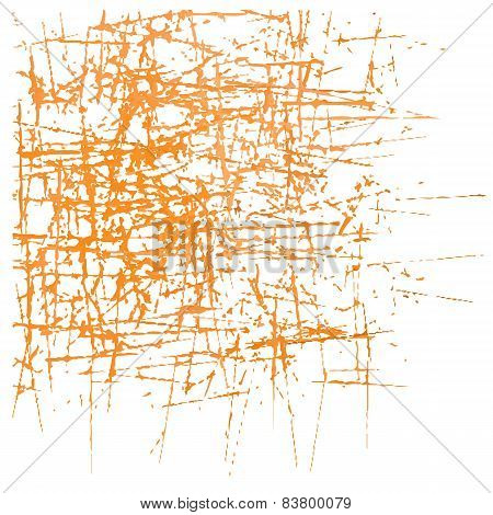 Abstract The Broad Strokes Wood Brown And Yellow
