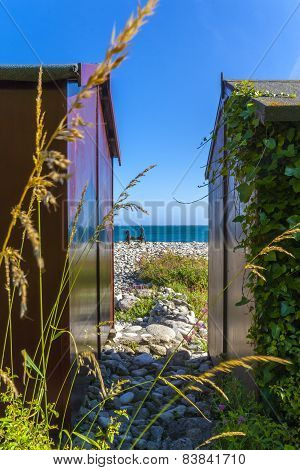 Church Ope Cove Beach Huts And Shoreline