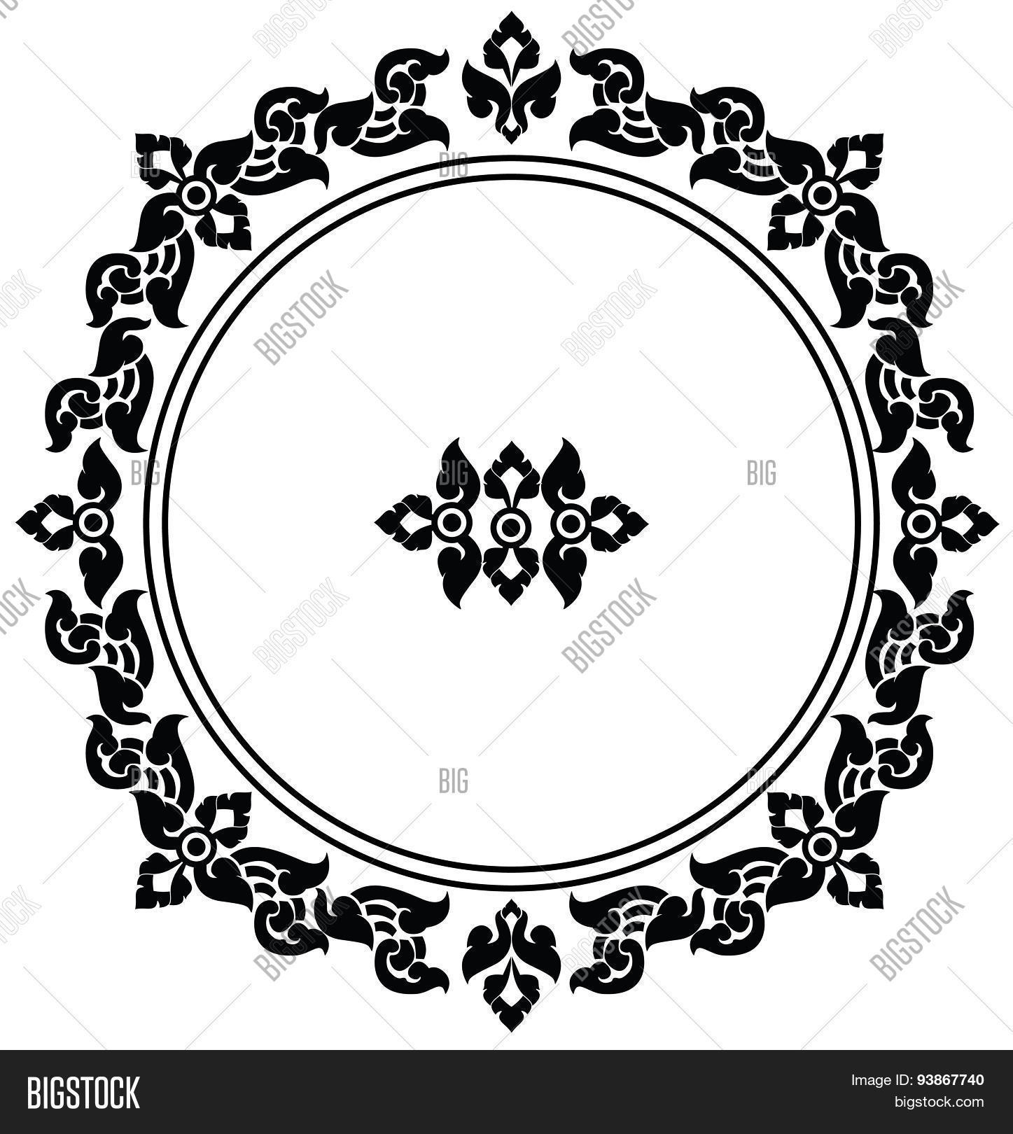 Circle Frame Thai Vector & Photo (Free Trial) | Bigstock