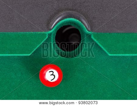 Red Snooker Ball - Number 3