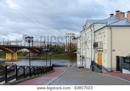Descent To Waterfront Of Zapadnaya Dvina, Vitebsk, Belarus