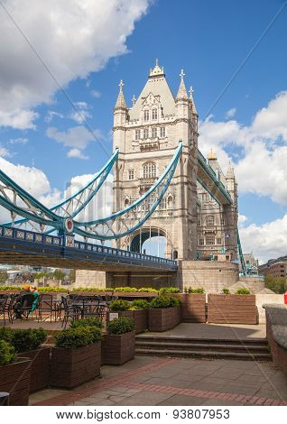 LONDON, UK - APRIL 30, 2015: Tower bridge, River Thames