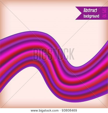Flow abstract background. Abstract background with colored wave. Vector illustration