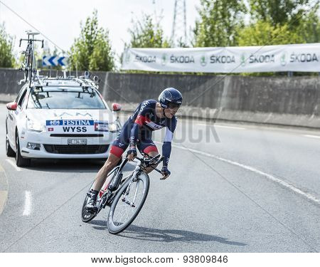 The Cyclist Marcel Wyss - Tour De France 2014