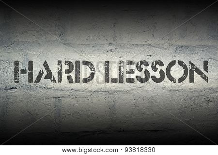 Hard Lesson