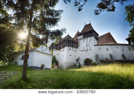 Viscri. Transylvanian medieval village. Fortified evaghelical church