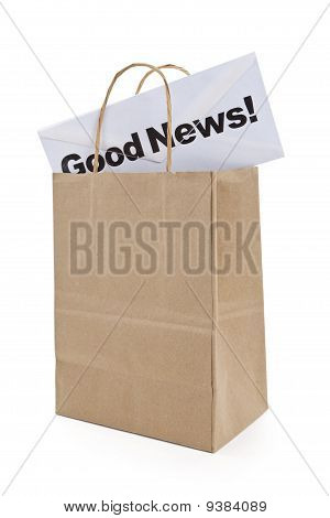 Gode nyheder og Shopping taske