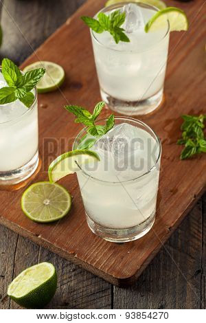 Cold Refreshing Iced Limeade