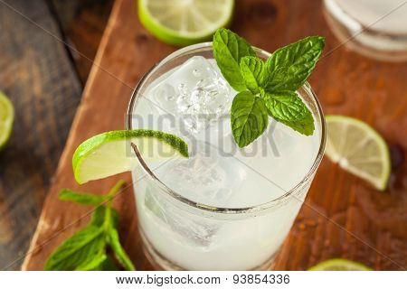 Cold Refreshing Iced Limeade