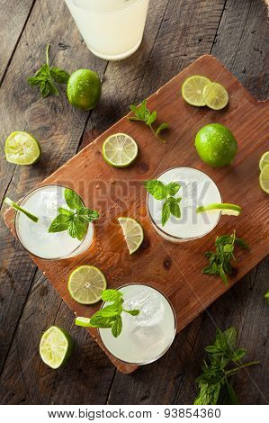 Cold Refreshing Iced Limeade