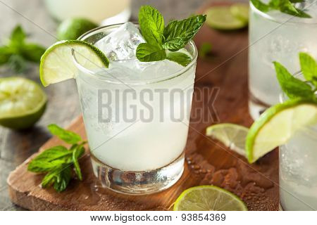 Cold Refreshing Iced Limeade