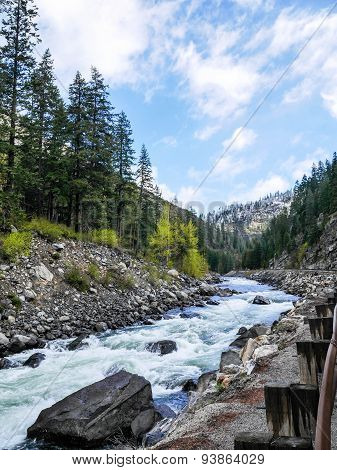 Wenatchee River near Leavenworth, WA