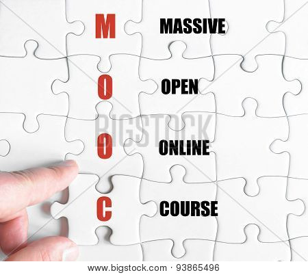 Last Puzzle Piece With Business Acronym Mooc