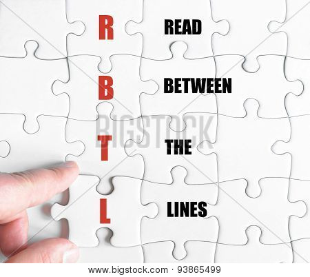 Last Puzzle Piece With Business Acronym Rbtl