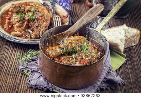 Poulet Basquaise
