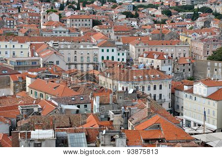 Aerial View Of Split City, Croatia