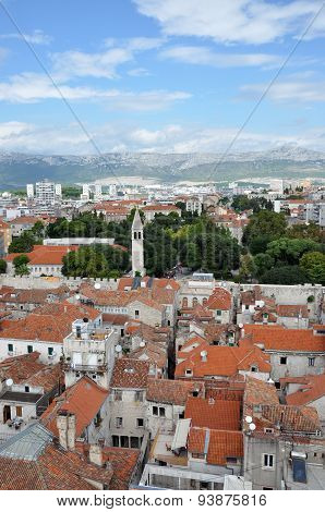 Aerial View Of Split, Croatia