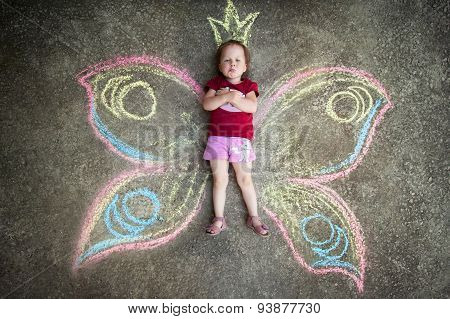 Little girl Butterfly, CAPRICE.