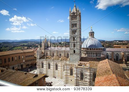 Siena Cathedral In Tuscany, Italy
