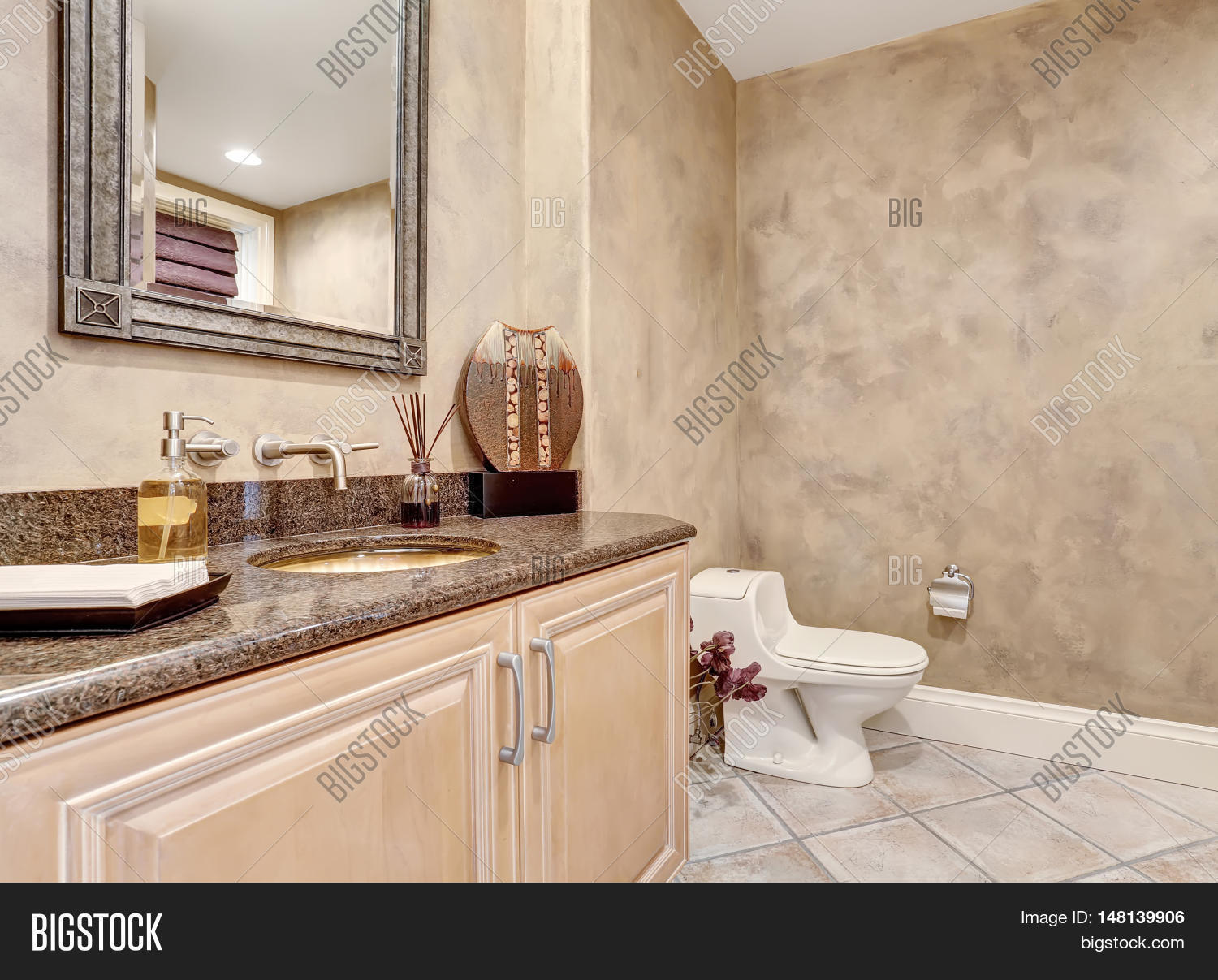 Luxury Half Bathroom Image & Photo (Free Trial) Bigstock