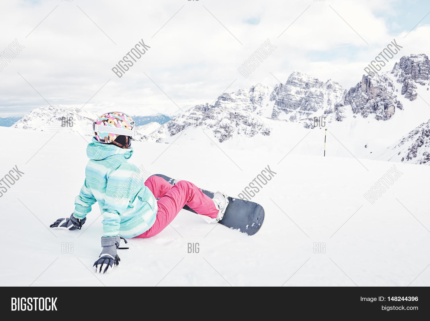 Female Snowboarder Image & Photo (Free Trial) Bigstock