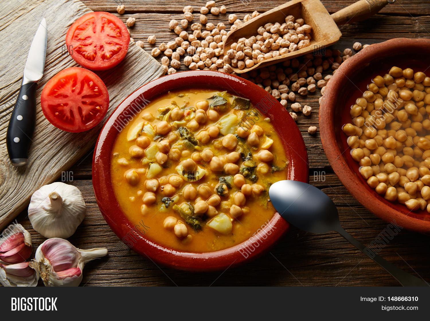 Potaje De Garbanzos Image & Photo (Free Trial) Bigstock