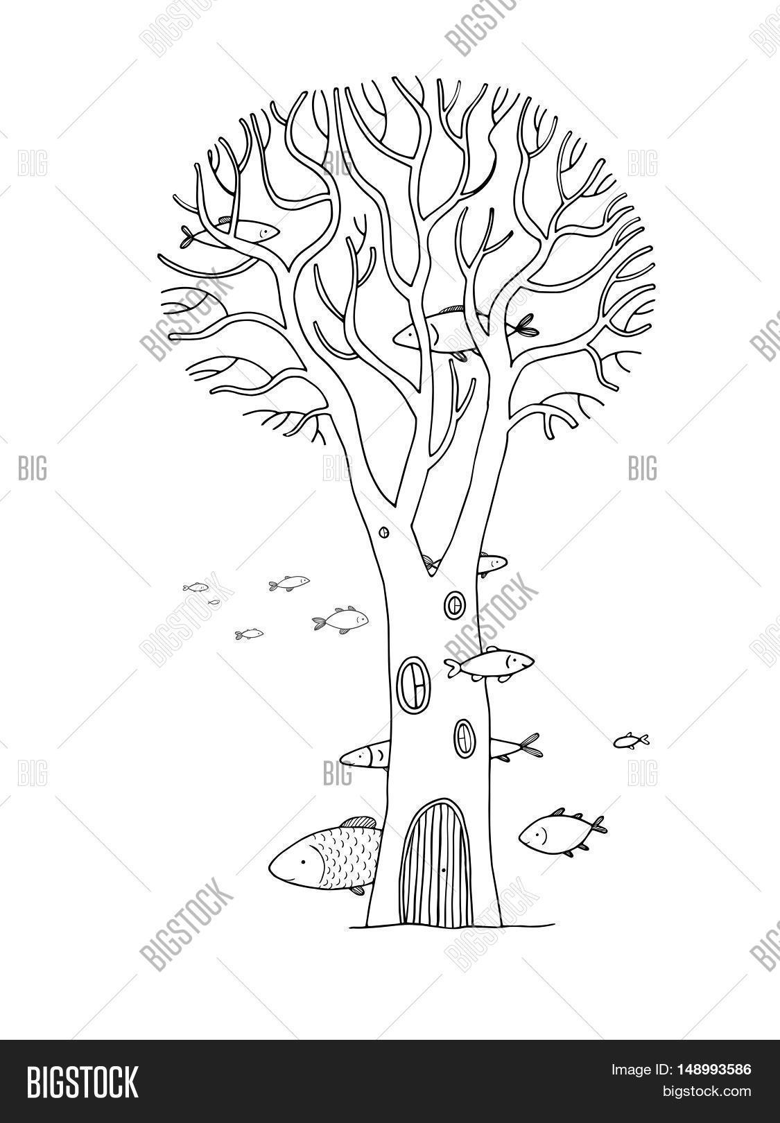 Beautiful Magic Tree Vector & Photo (Free Trial) | Bigstock