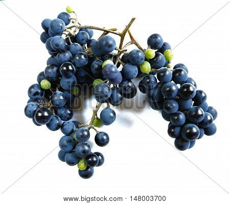 a bunch of grapes or a frame with a photo of the bunch for a micro-stock