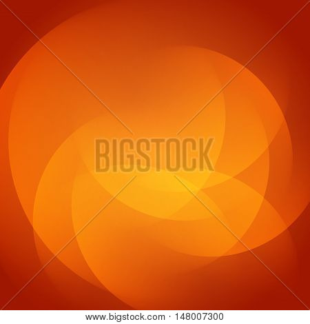 Smooth Light Orange Waves Lines Vector Abstract Background.