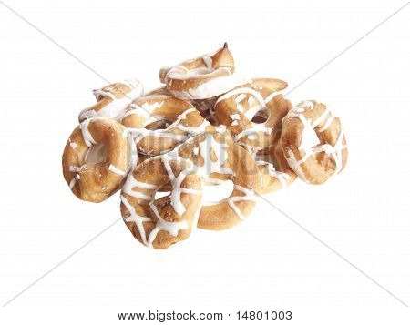 Plätzchen mit Glasur