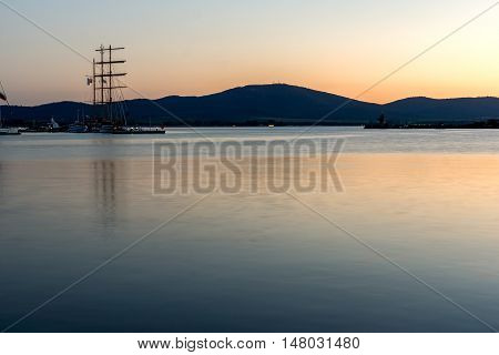 Boats at port of Sozopol, Burgas Region, Bulgaria